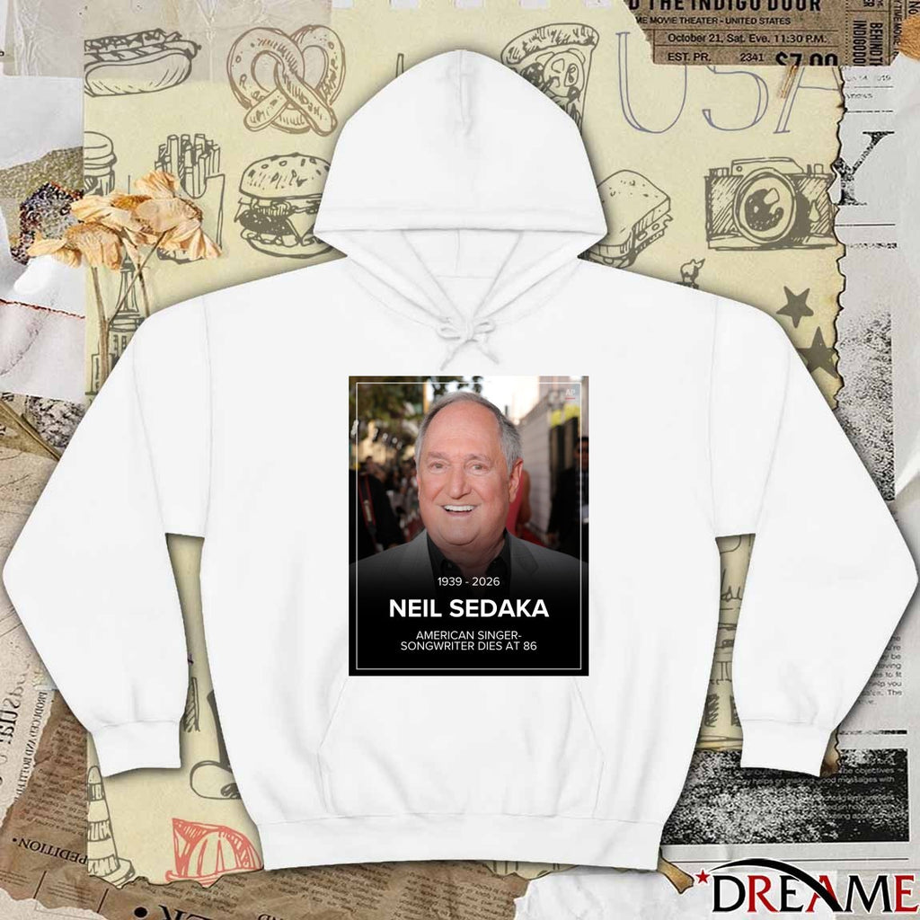 RIP Neil Sedaka 1939 – 2026 American Singer-Songwriter Dies At 86 Poster t-shirt