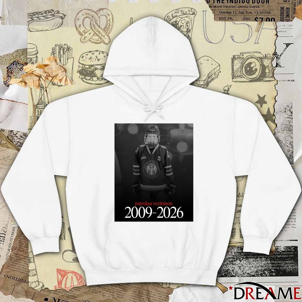 RIP Patrekur Sveinsson 2009 – 2026 PuckEmpire Poster t-shirt