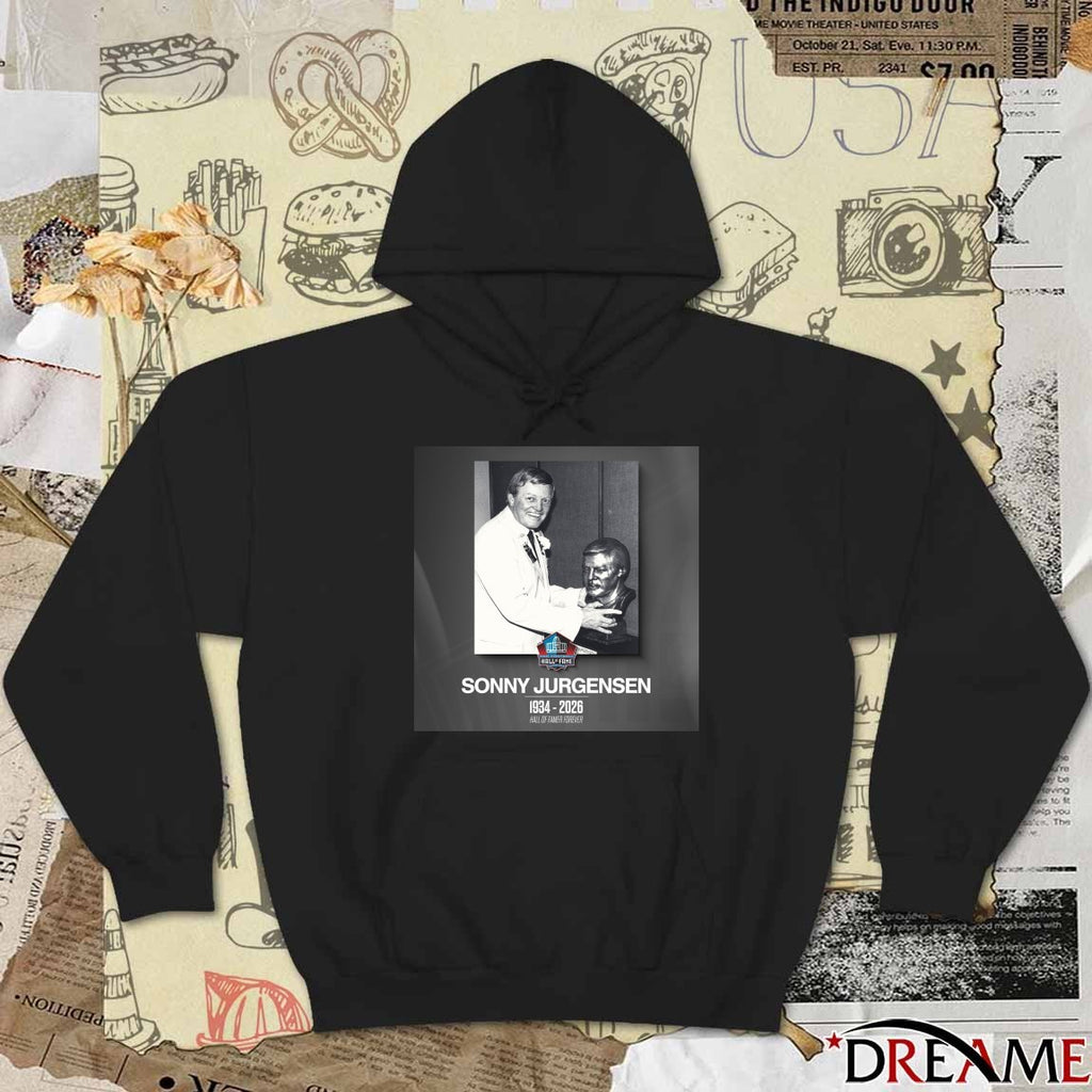 RIP Pro Football Hall of Famer Sonny Jurgensen 1934 – 2026 Poster t-shirt