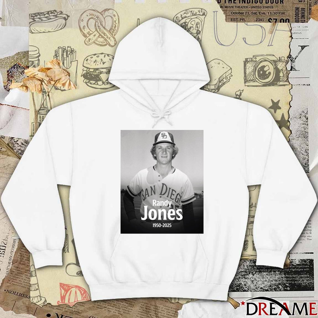 RIP Randy Jones former San Diego Padres 1950-2025 Poster t-shirt