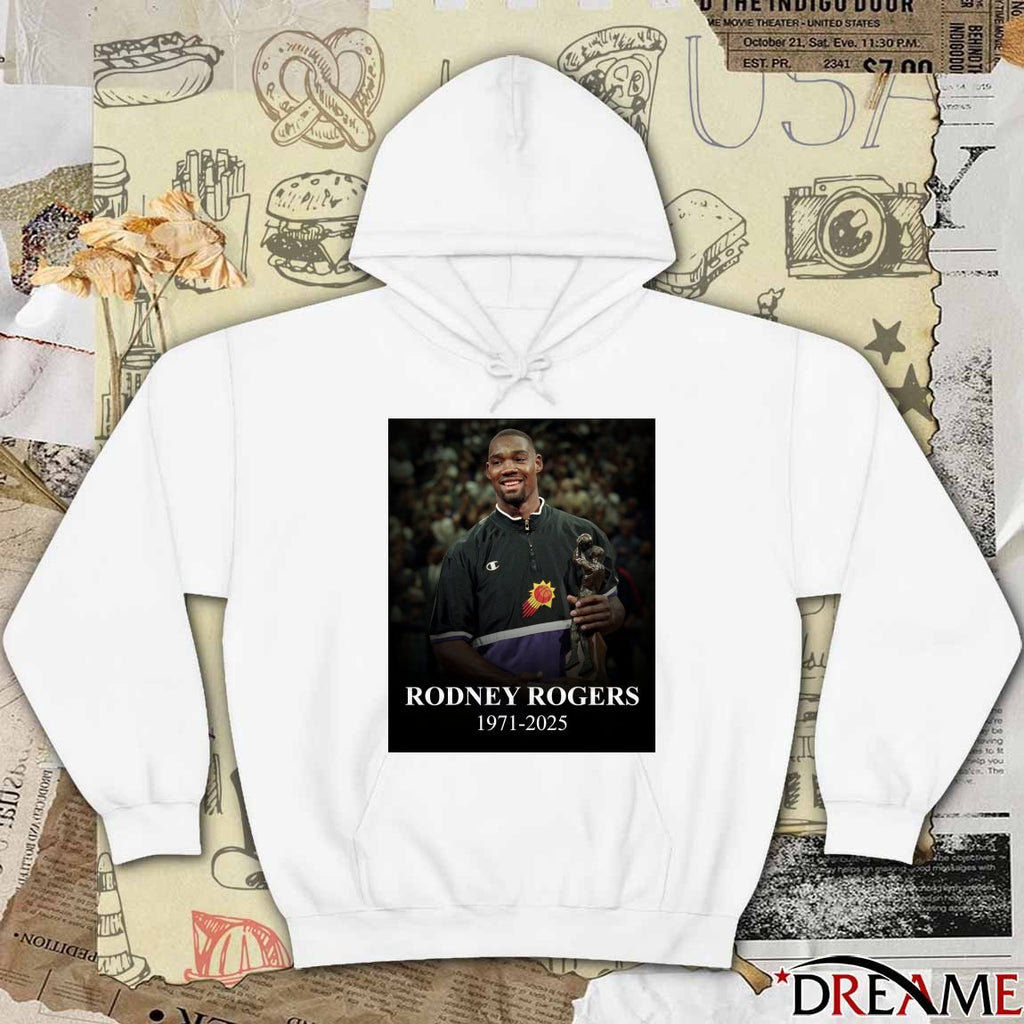 RIP Rodney Rogers 1971 – 2025 Phoenix Suns NBA t-shirt