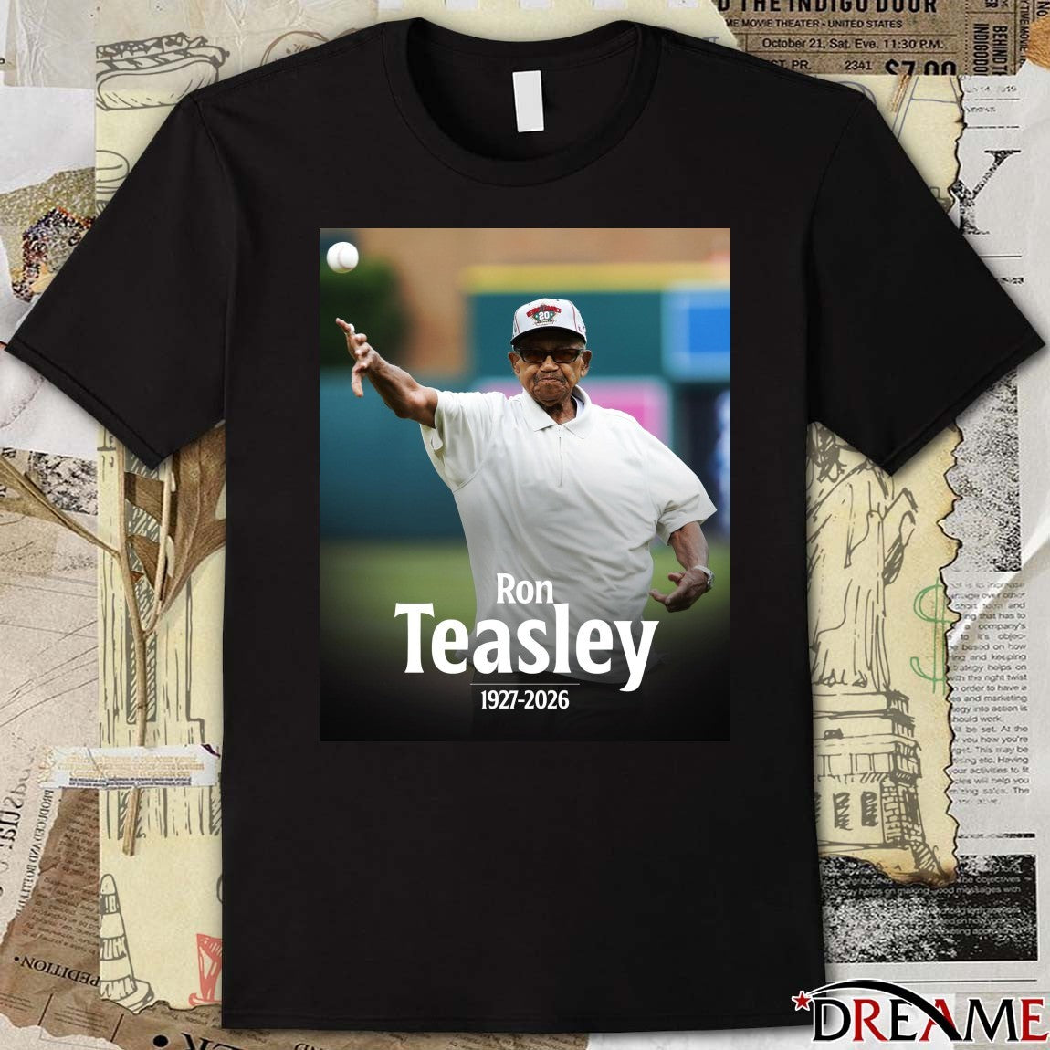 RIP Ron Teasley former Negro Leagues player 1927 – 2026 Poster t-shirt