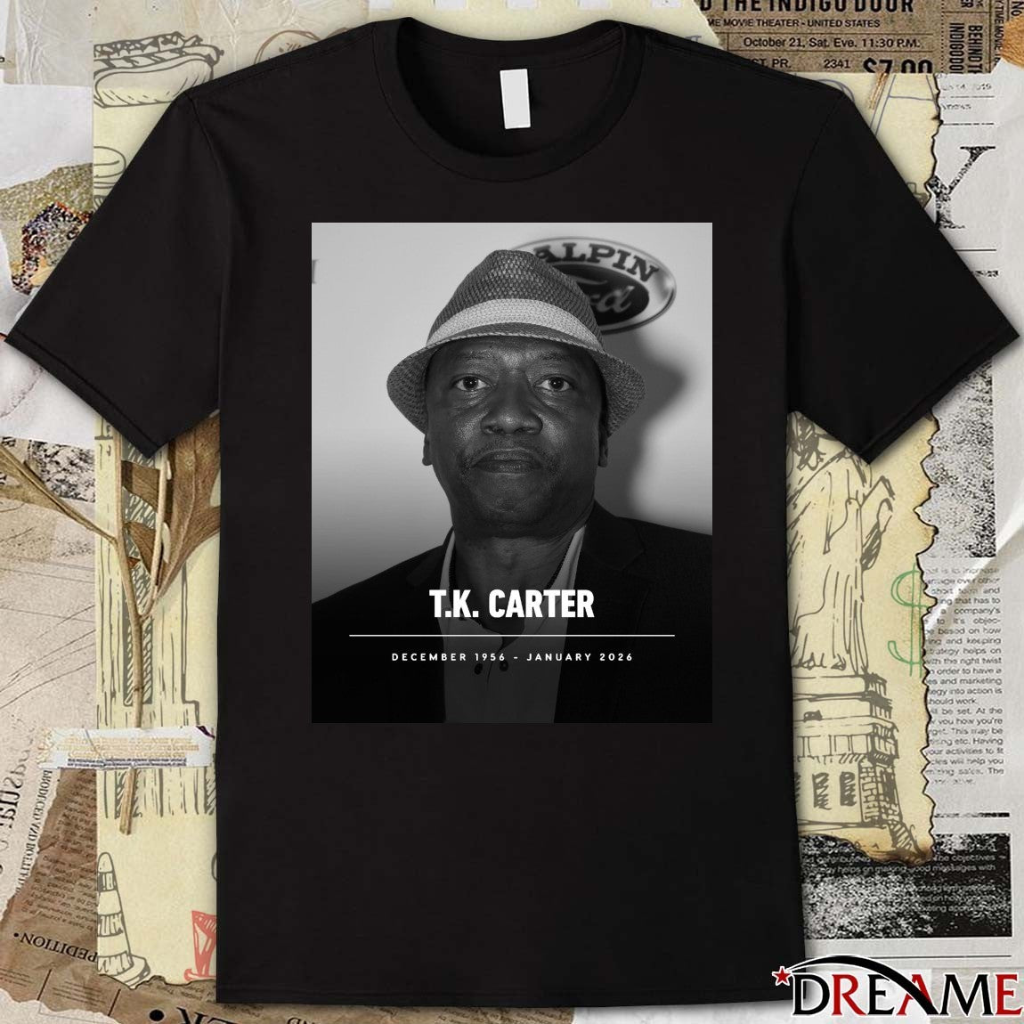 RIP T.K. Carter December 1956 – January 2024 Poster t-shirt
