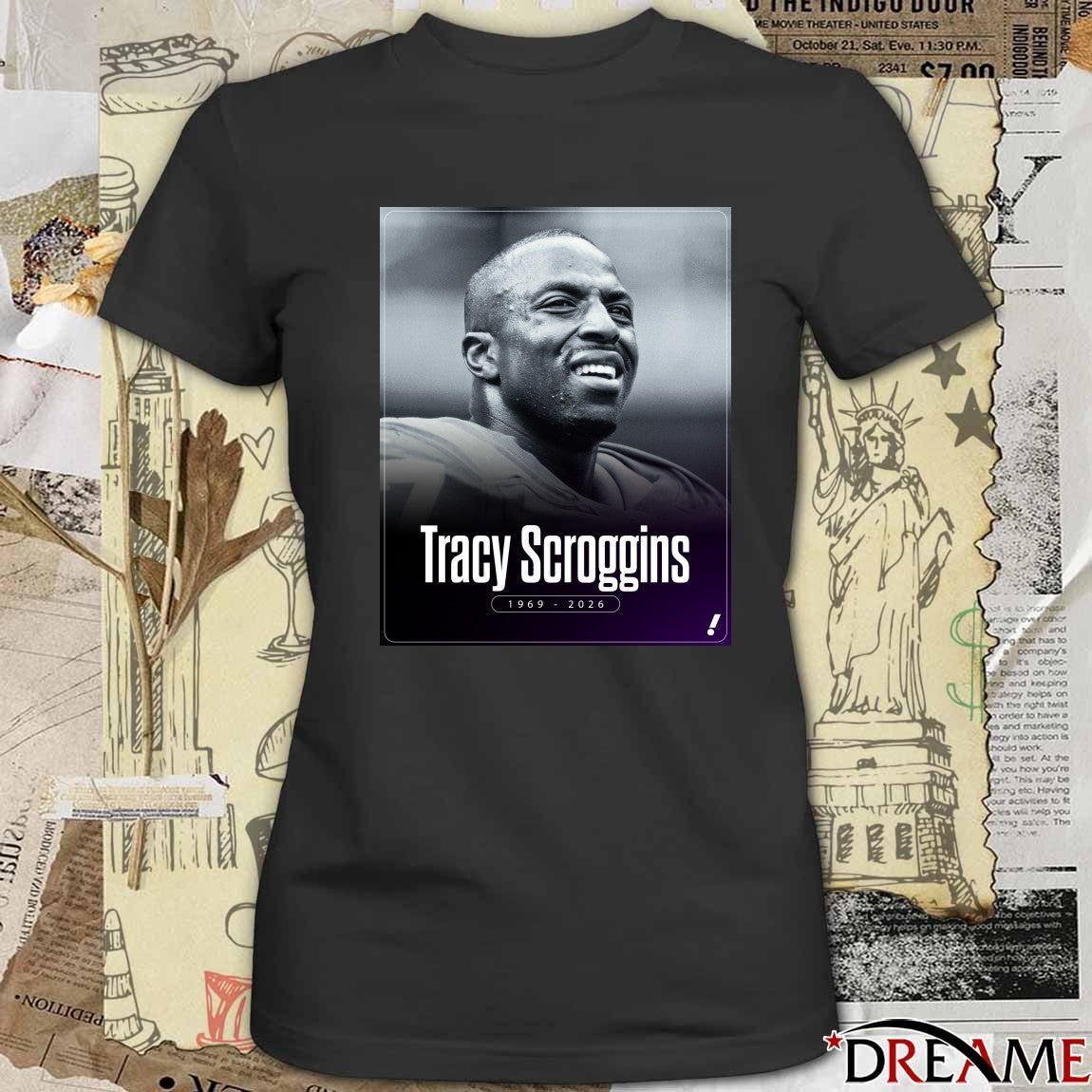 RIP Tracy Scroggins Passed Away On Monday 1969 – 2026 Poster t-shirt