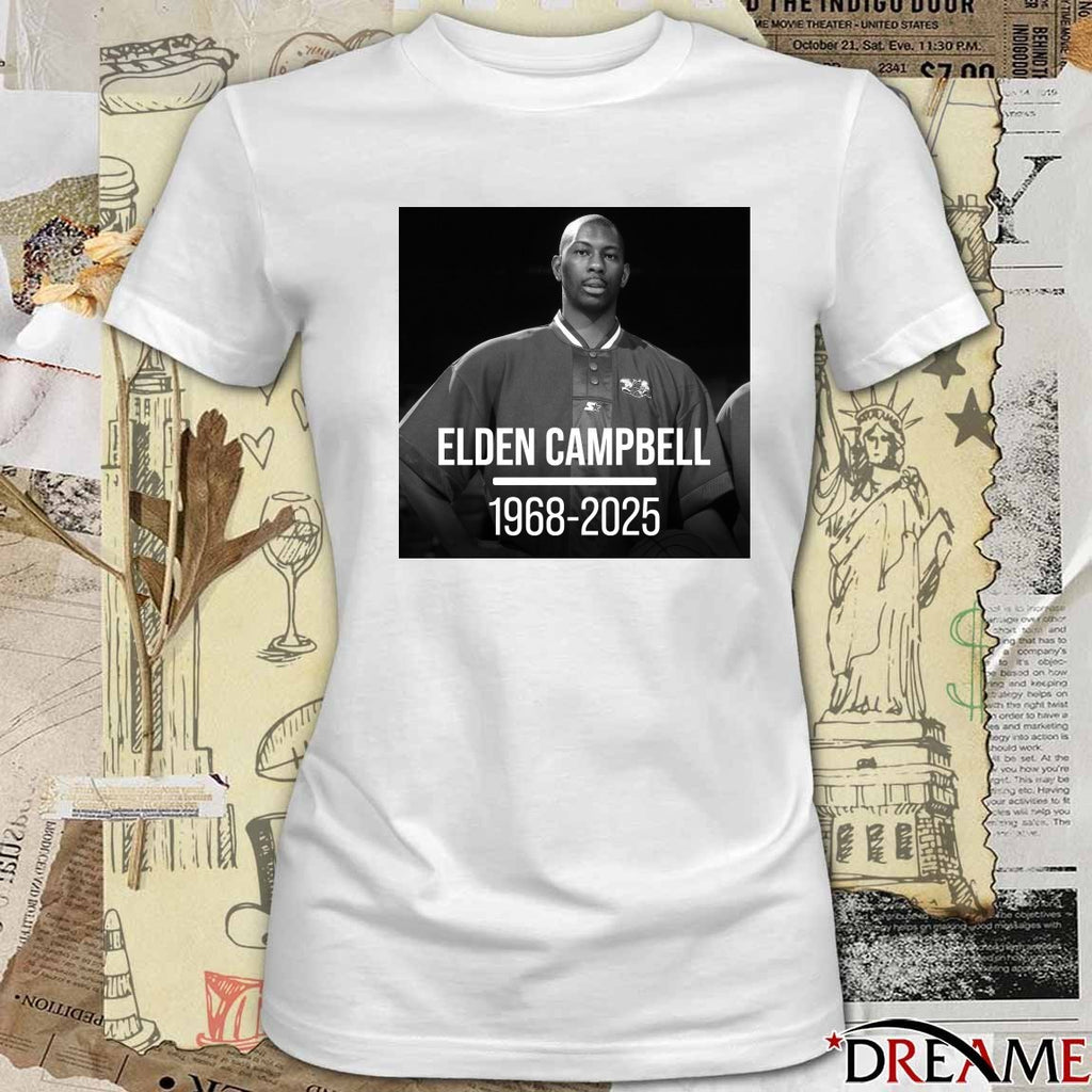 RIP former NBA player Elden Campbell 1968 – 2025 Poster t-shirt