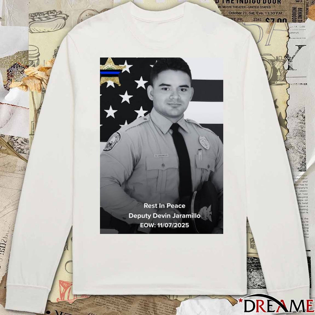 RIP. Florida Deputy Sheriff Devin Jaramillo EOW 11 7 2025 Poster t-shirt