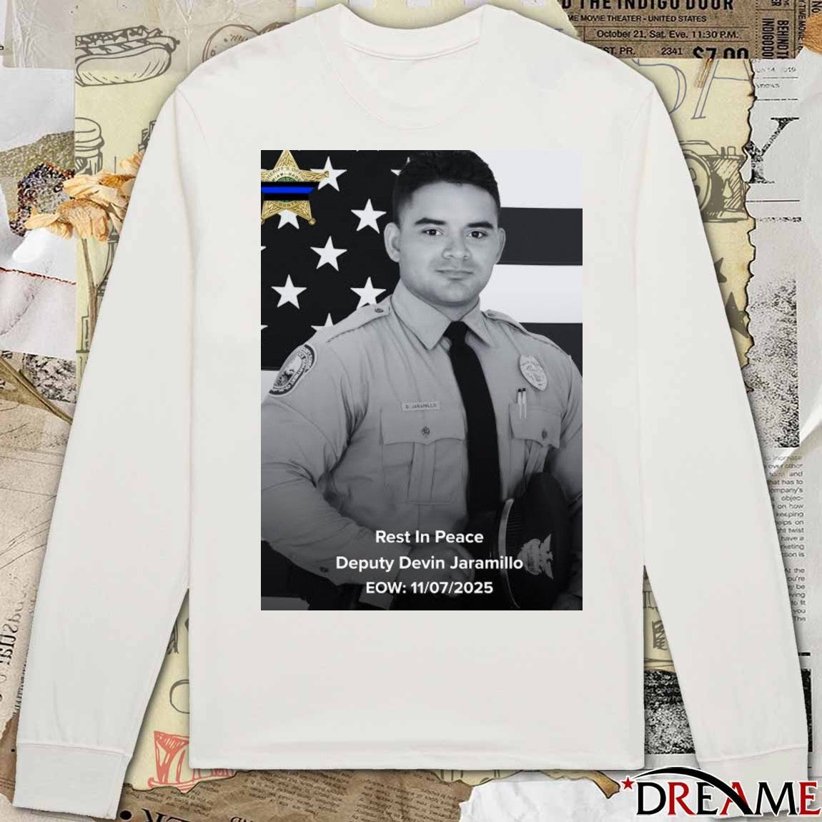 RIP. Florida Deputy Sheriff Devin Jaramillo EOW 11 7 2025 Poster t-shirt