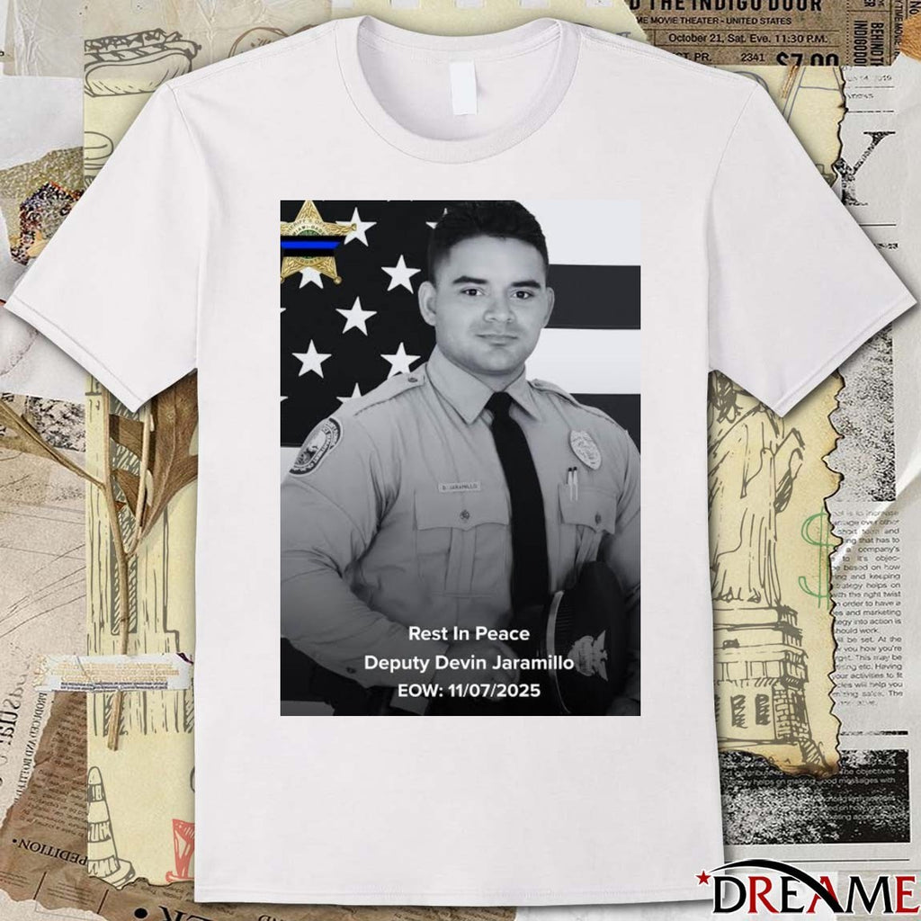 RIP. Florida Deputy Sheriff Devin Jaramillo EOW 11 7 2025 Poster t-shirt