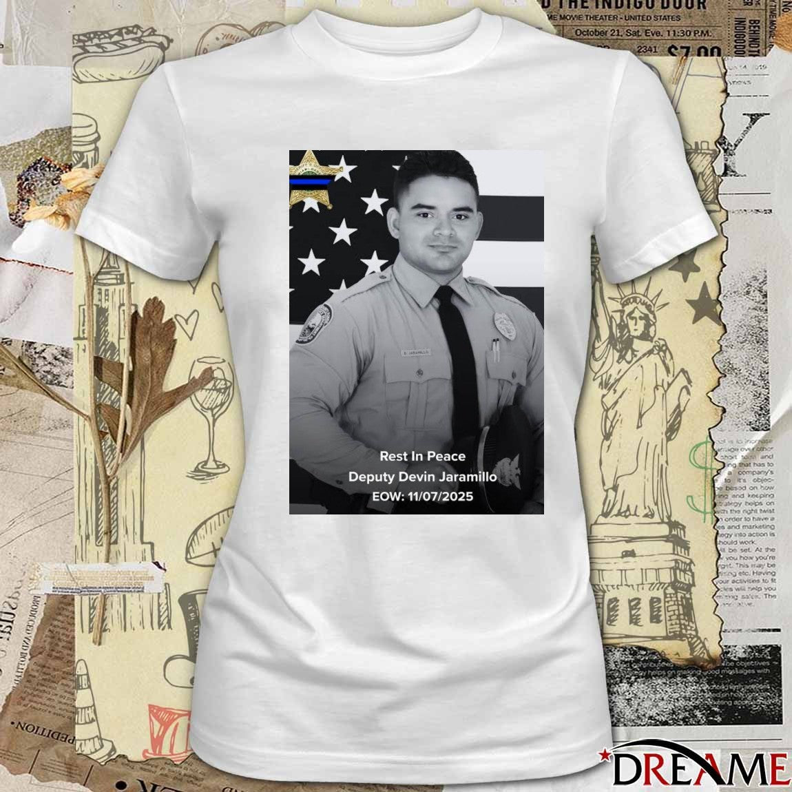 RIP. Florida Deputy Sheriff Devin Jaramillo EOW 11 7 2025 Poster t-shirt