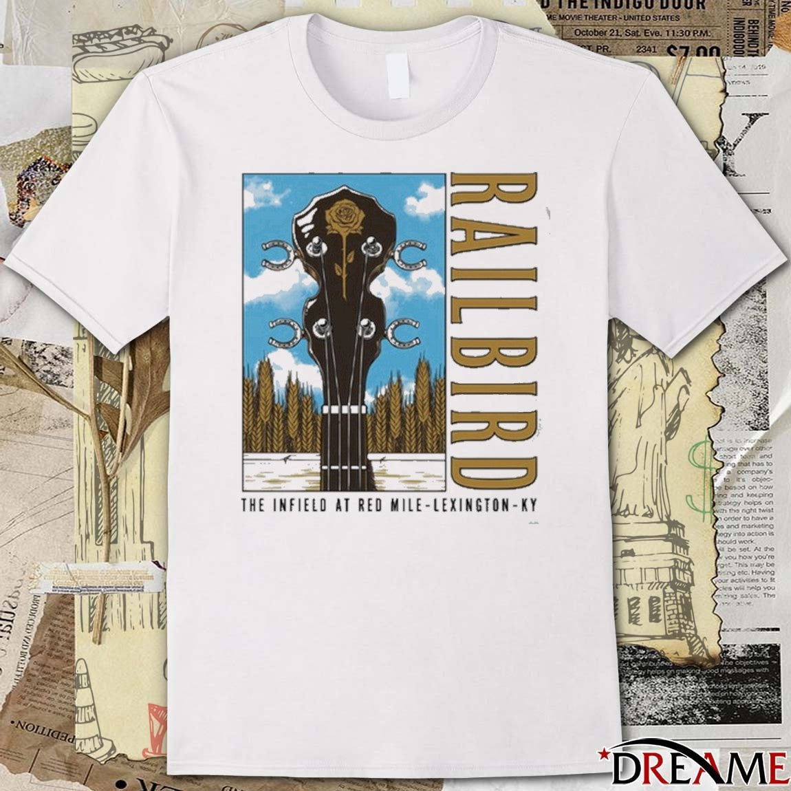 Railbird Festival 2026 The Infield At Red Mile Lexington KY t-shirt