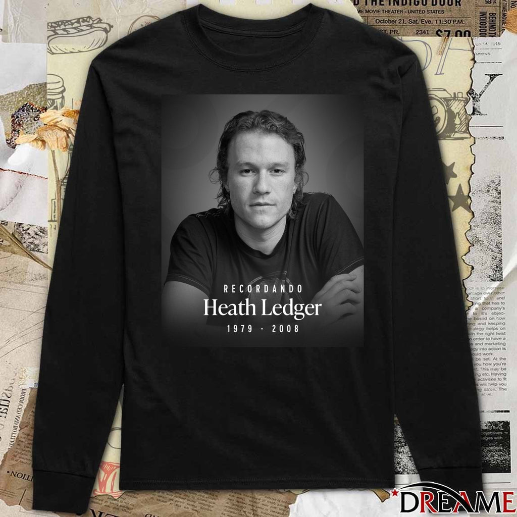 Recordando Heath Ledger 1979 – 2008 Poster t-shirt