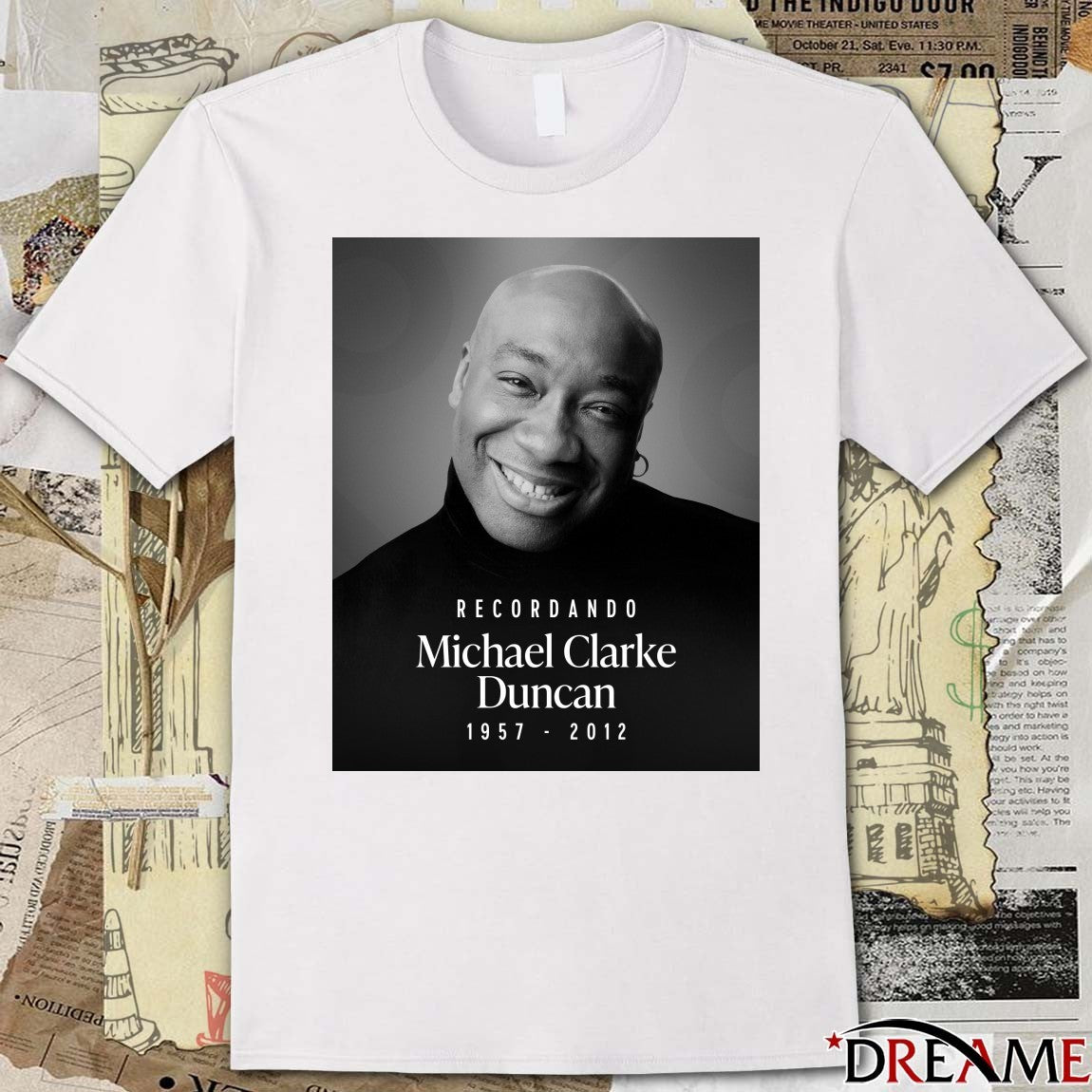 Recordando Michael Clarke Duncan 1957 – 2012 Poster t-shirt