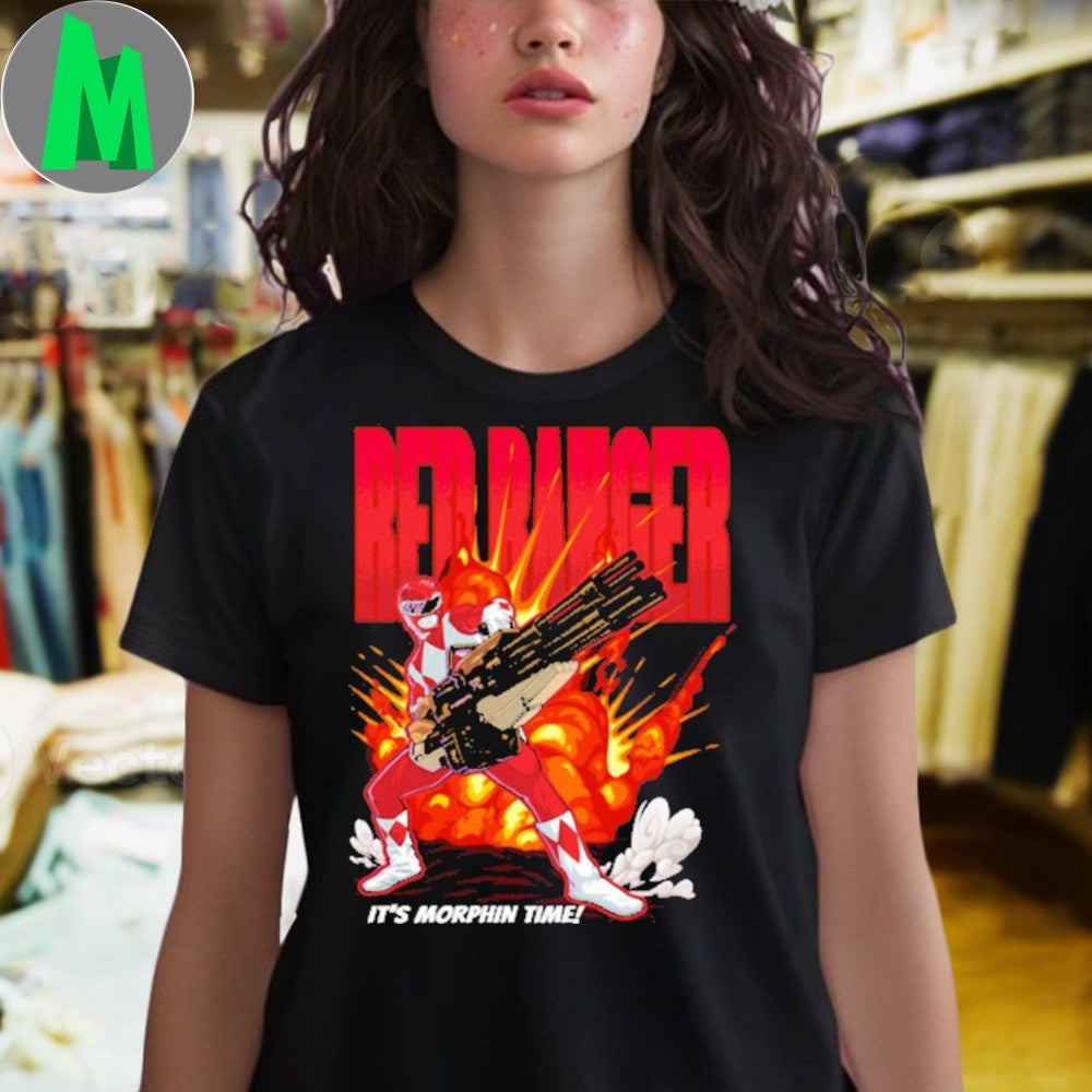 Red Ranger It’s Morphin Time Shirt