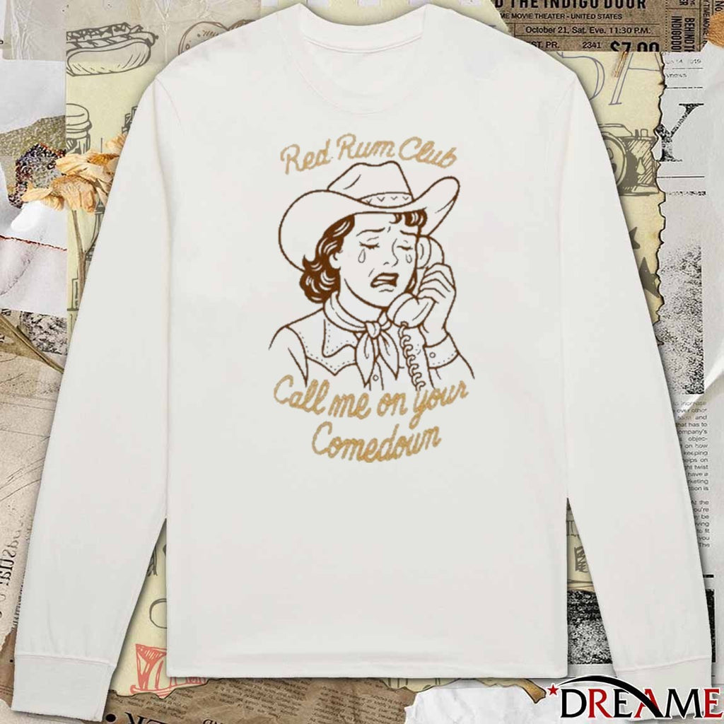 Red Rum Club Call Me On Your Comedown Painting t-shirt