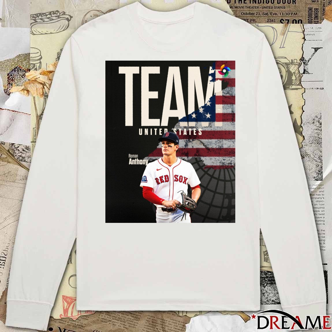 Red Sox Roman Anthony is officially repping Team USA Poster t-shirt
