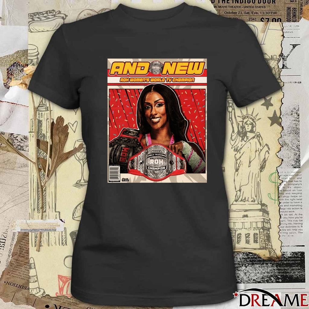 Red Velvet And New ROH Women’s World Television Champion Poster t-shirt