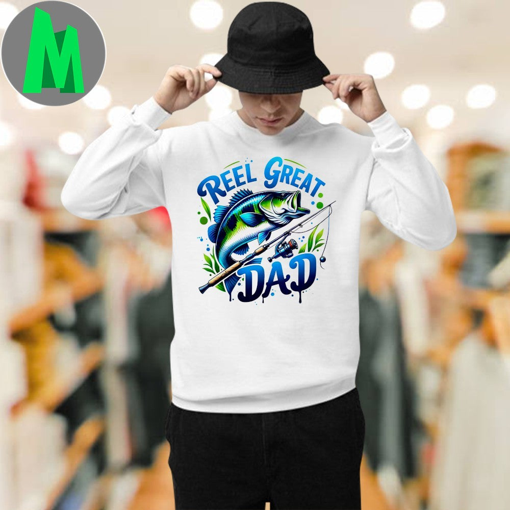 Reel Great Dad Reel Cool Daddy Sublimation Shirt