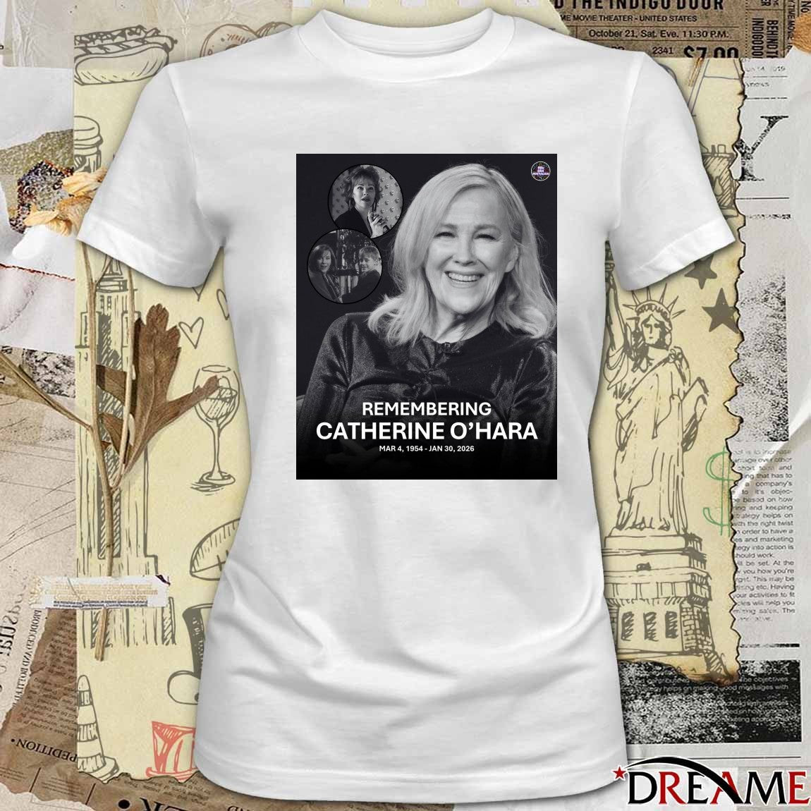 Remember Comedy Legend And Emmy-winning Actress Catherine O’hara 1954 – 2026 Poster t-shirt