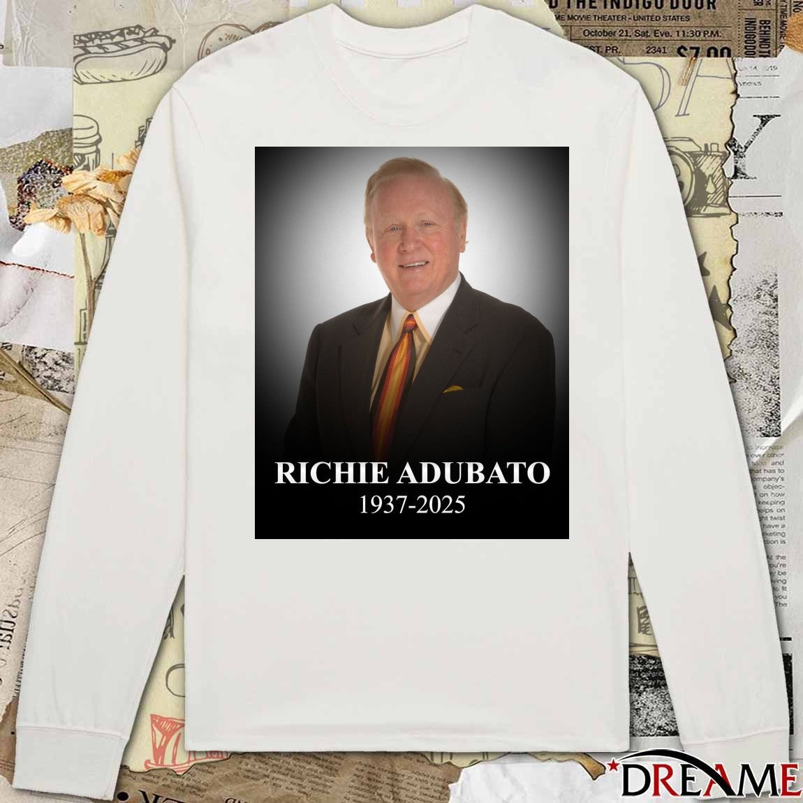 Remembering Richie Adubato 1937 – 2025 NBA History Poster t-shirt