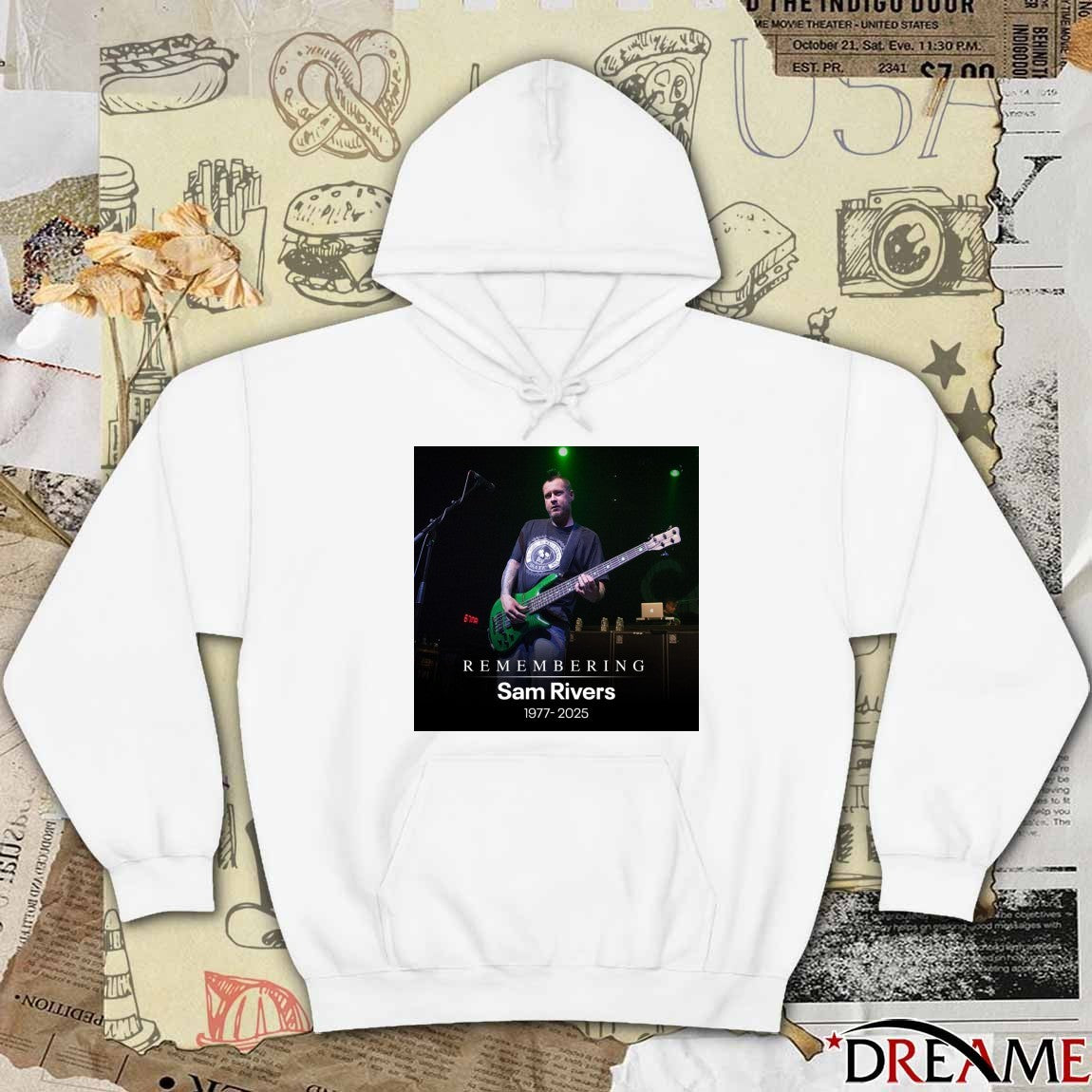 Remembering Sam Rivers 1977 – 2025 FOX 26 Houston Poster t-shirt