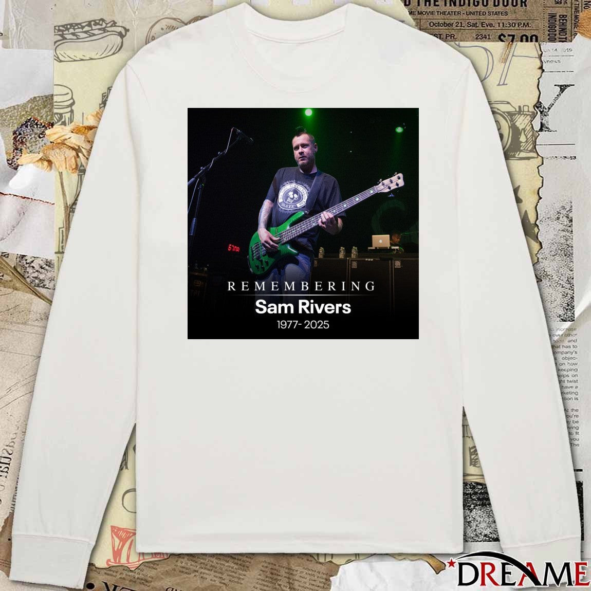 Remembering Sam Rivers 1977 – 2025 FOX 26 Houston Poster t-shirt