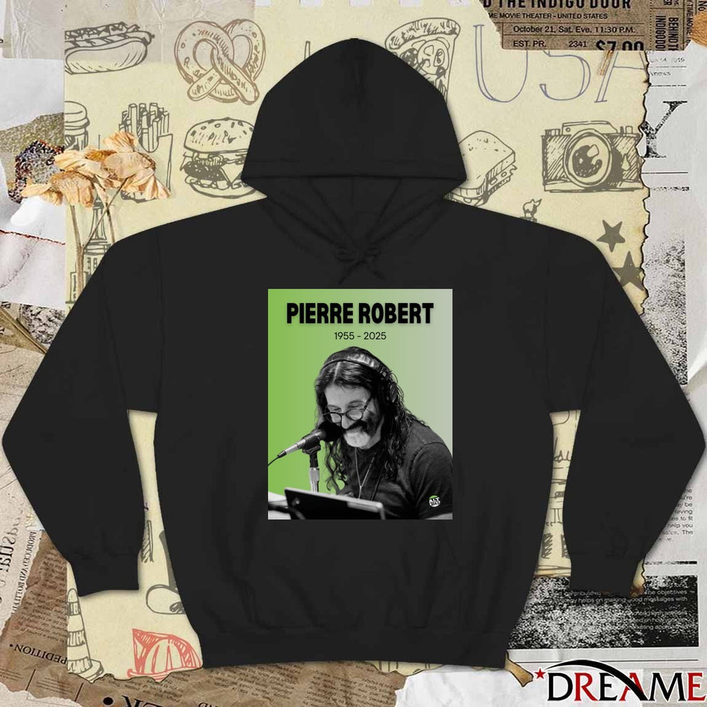 Remembers Pierre Robert Philadelphia Radio Lost A Legend 1955 – 2025 Poster t-shirt