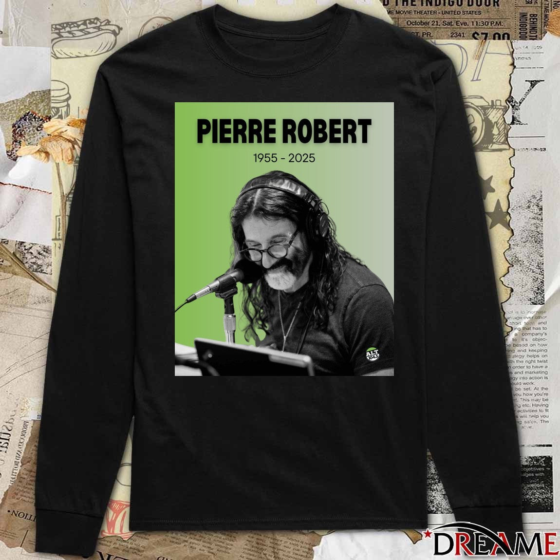 Remembers Pierre Robert Philadelphia Radio Lost A Legend 1955 – 2025 Poster t-shirt