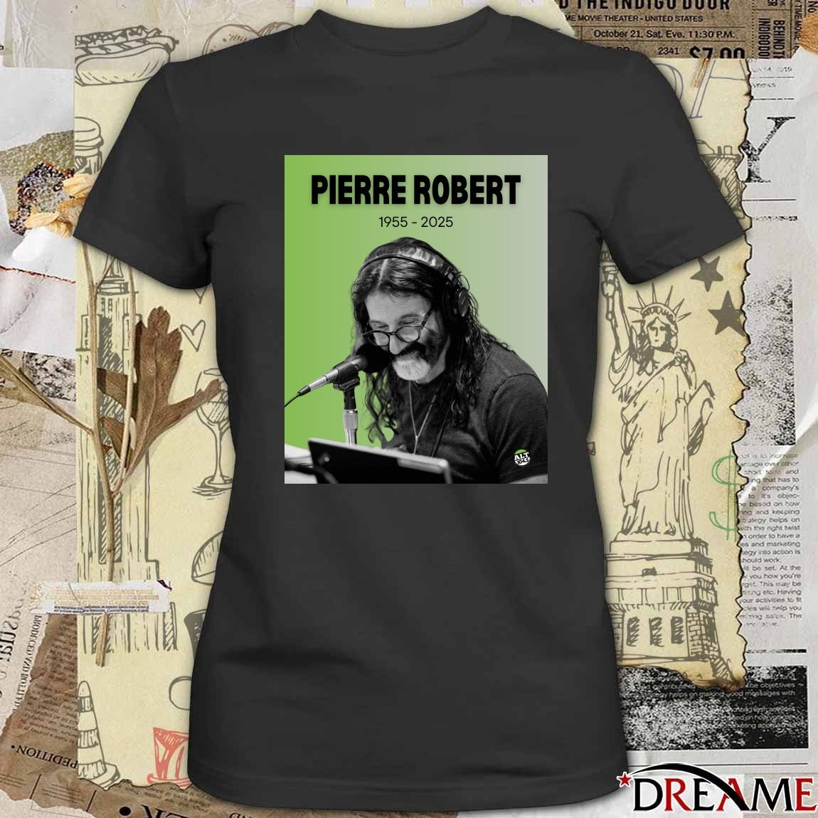 Remembers Pierre Robert Philadelphia Radio Lost A Legend 1955 – 2025 Poster t-shirt