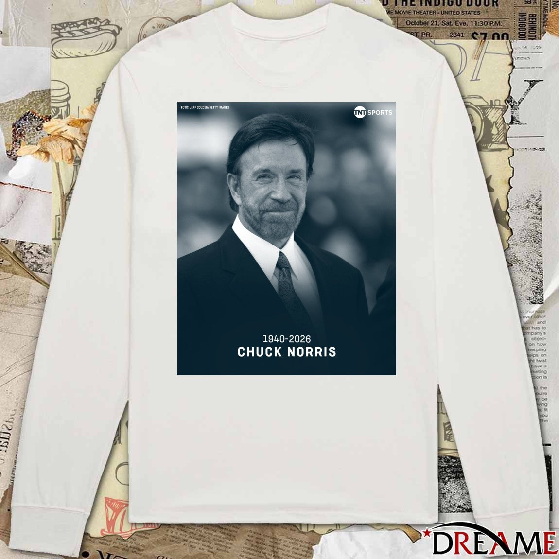 Rest In Peace 1940 – 2026 Chuck Norris TNT Sports BR Poster t-shirt