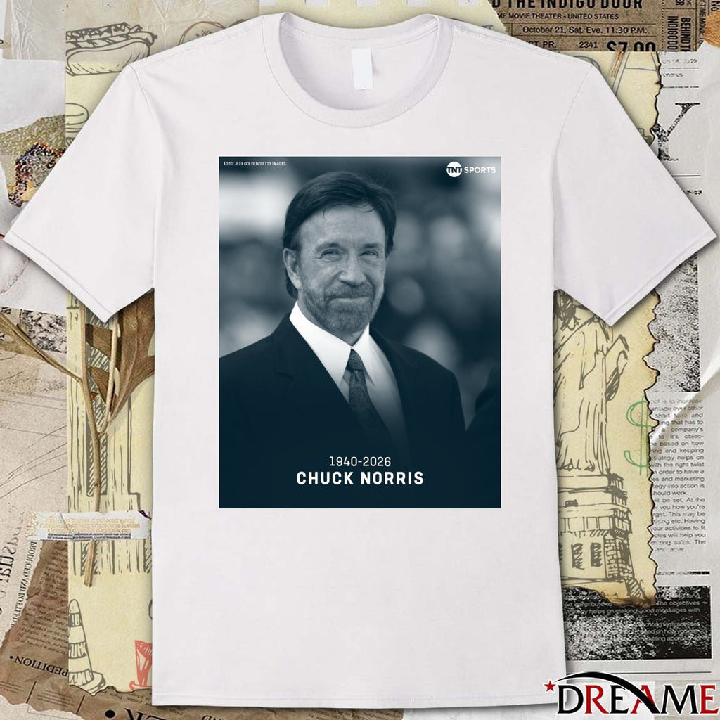Rest In Peace 1940 – 2026 Chuck Norris TNT Sports BR Poster t-shirt