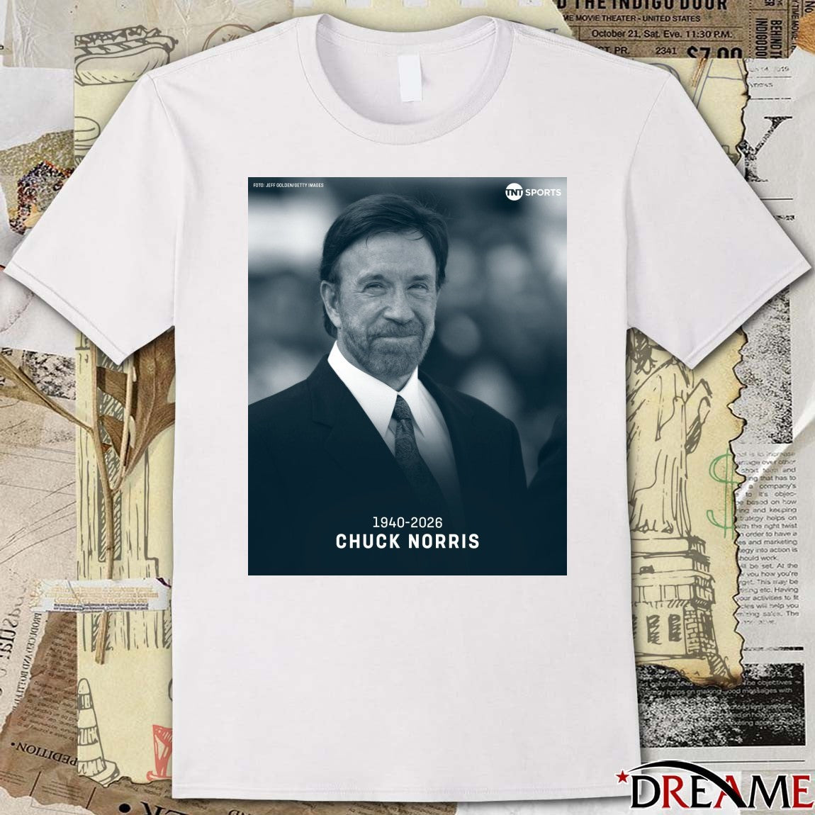 Rest In Peace 1940 – 2026 Chuck Norris TNT Sports BR Poster t-shirt