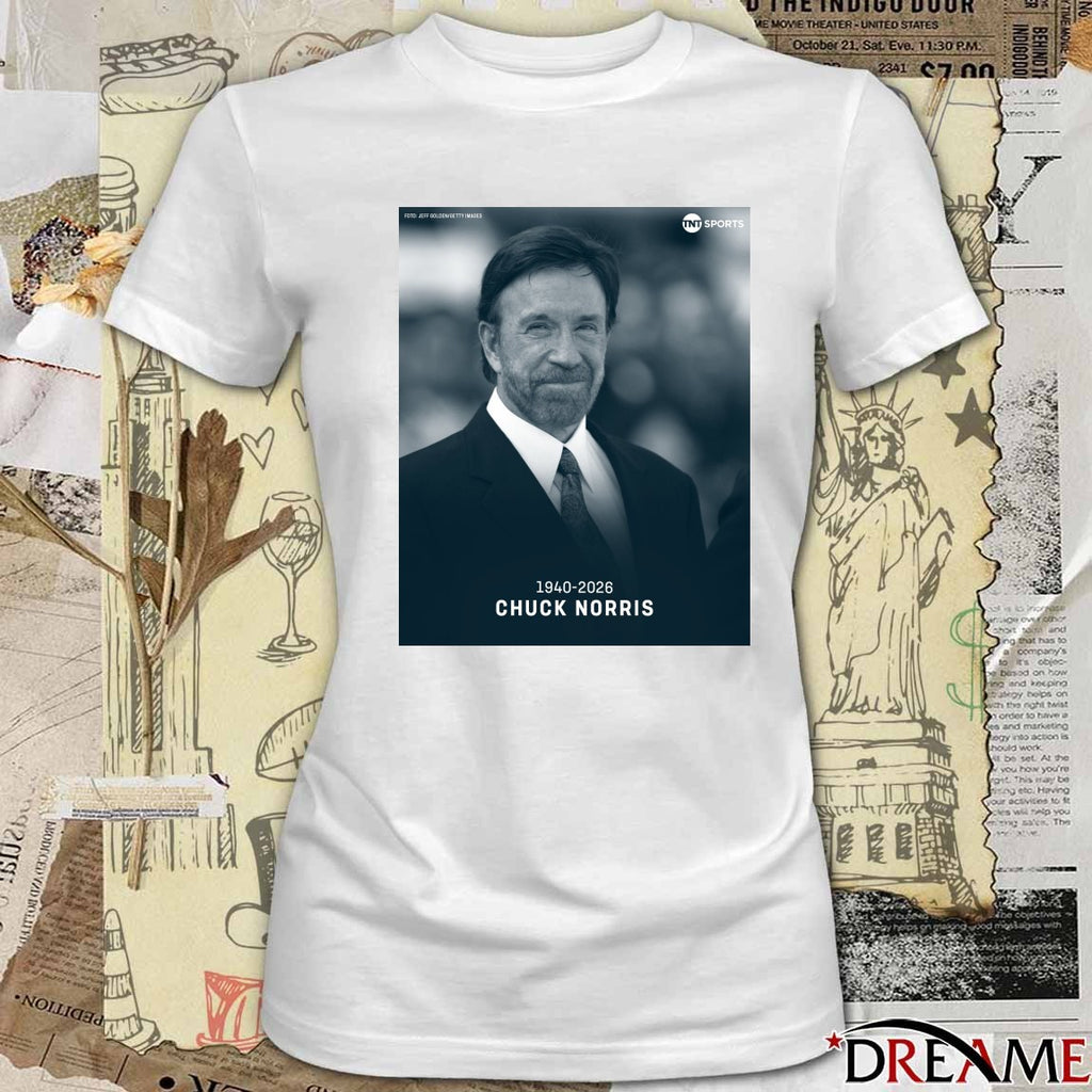 Rest In Peace 1940 – 2026 Chuck Norris TNT Sports BR Poster t-shirt