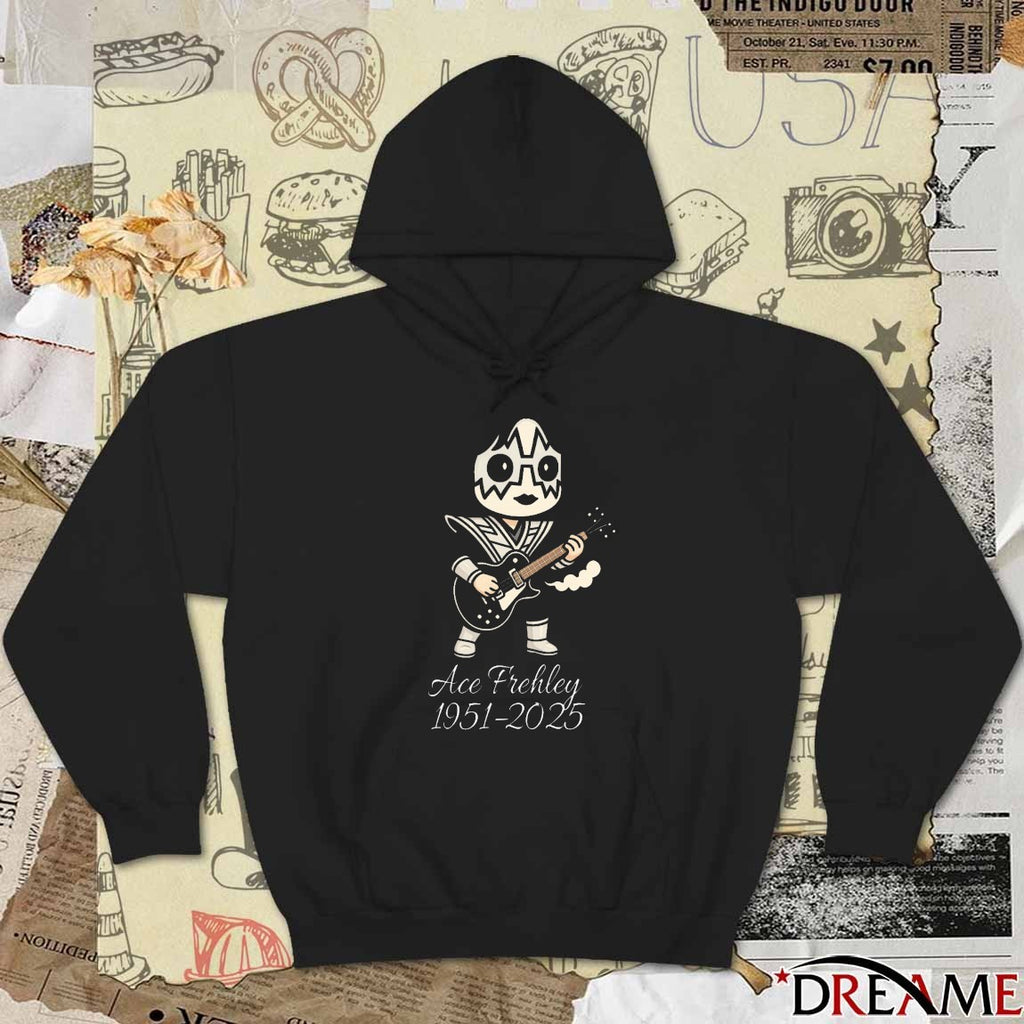 Rest In Peace Ace Frehley 1951-2025 Chibi Fanart t-shirt