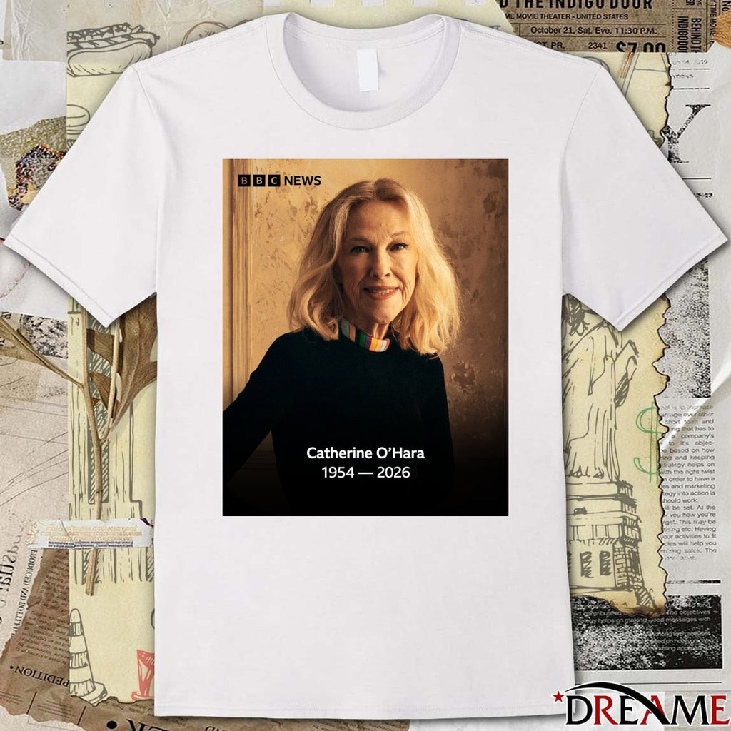Rest In Peace Actress Catherine O’Hara 1954 – 2026 BBC News Poster t-shirt