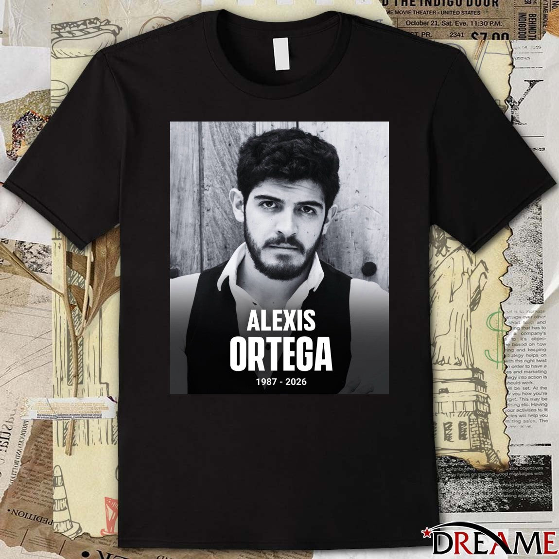 Rest In Peace Alexis Ortega 1987 – 2026 Poster t-shirt