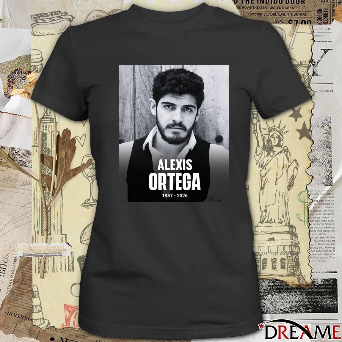 Rest In Peace Alexis Ortega 1987 – 2026 Poster t-shirt