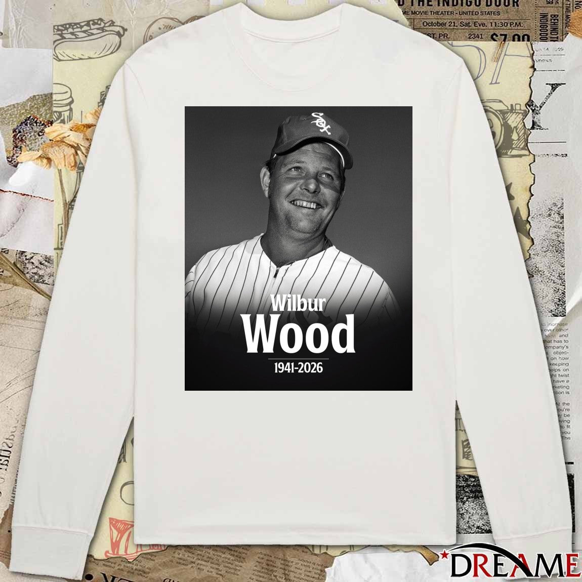 Rest In Peace All-Star Wilbur Wood 1941 – 2026 MLB Poster t-shirt