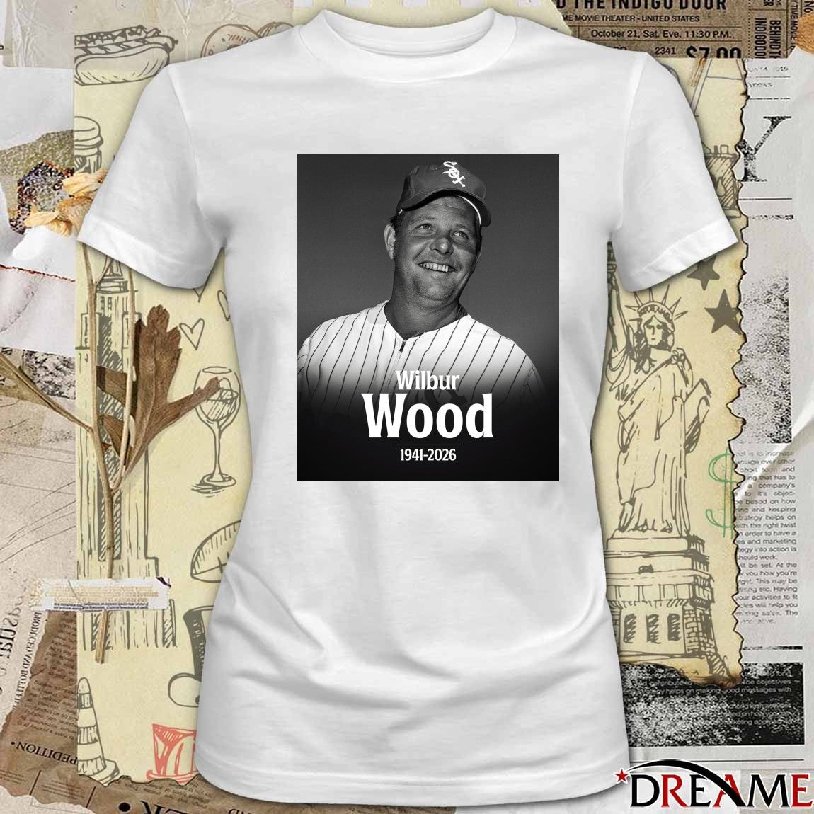Rest In Peace All-Star Wilbur Wood 1941 – 2026 MLB Poster t-shirt