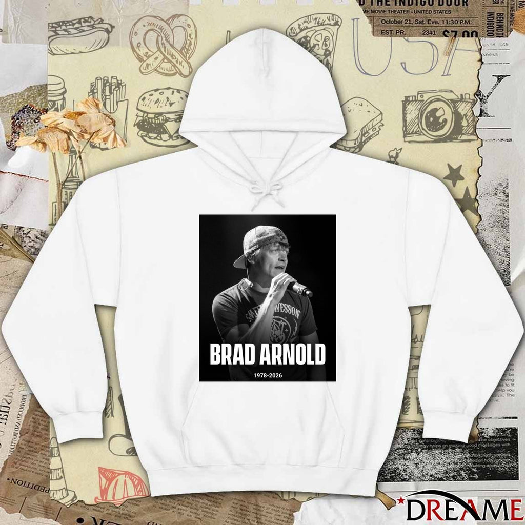 Rest In Peace Brad Arnold Has Passed Away At The Age Of 47 1978-2026 Poster t-shirt