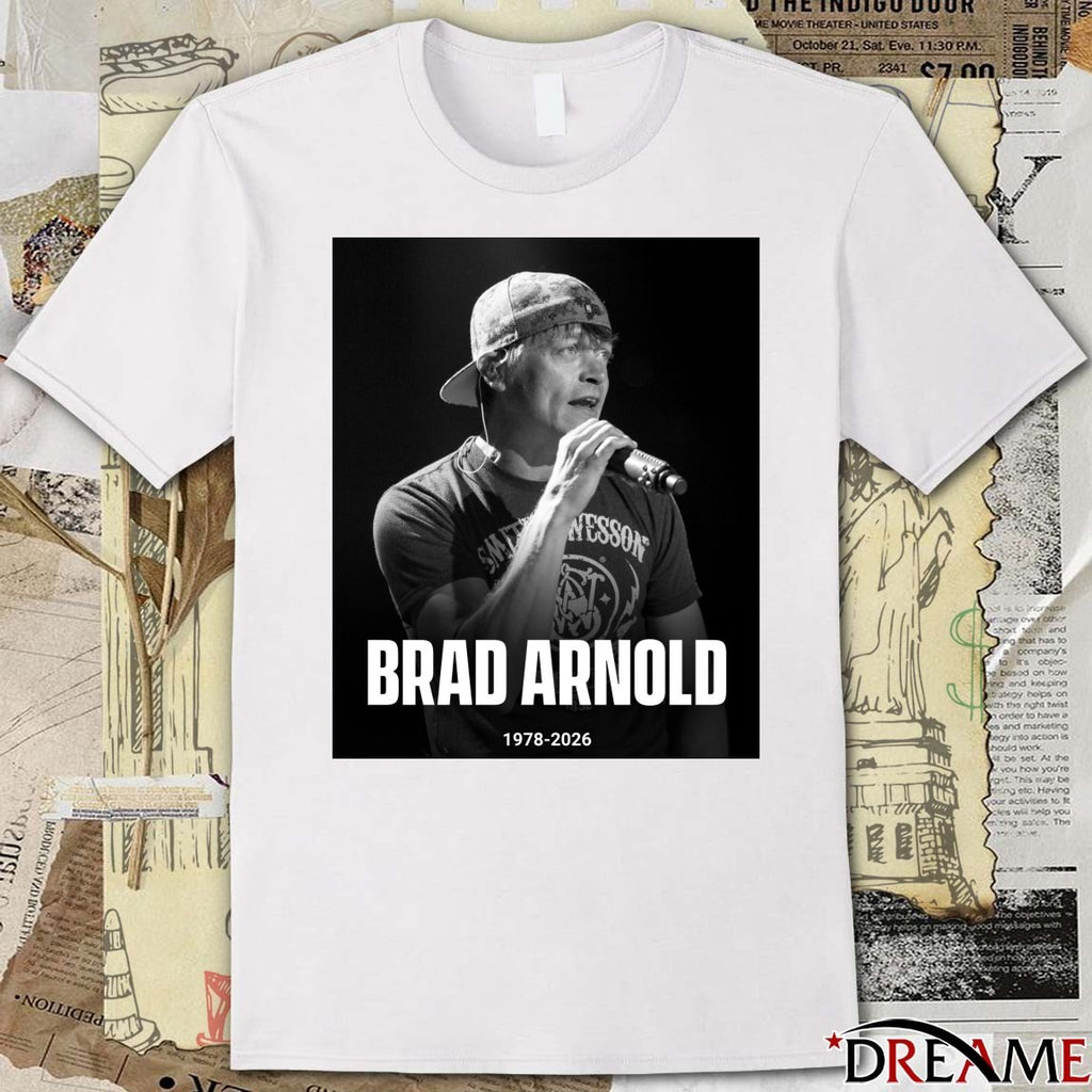 Rest In Peace Brad Arnold Has Passed Away At The Age Of 47 1978-2026 Poster t-shirt