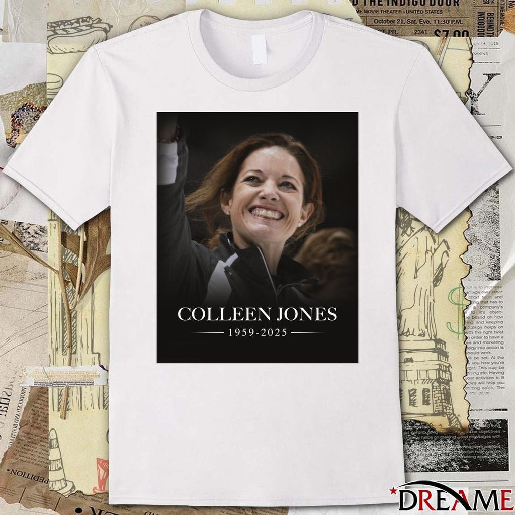 Rest In Peace Canadian Hall of Fame curler Colleen Jones 1959-2025 Poster t-shirt