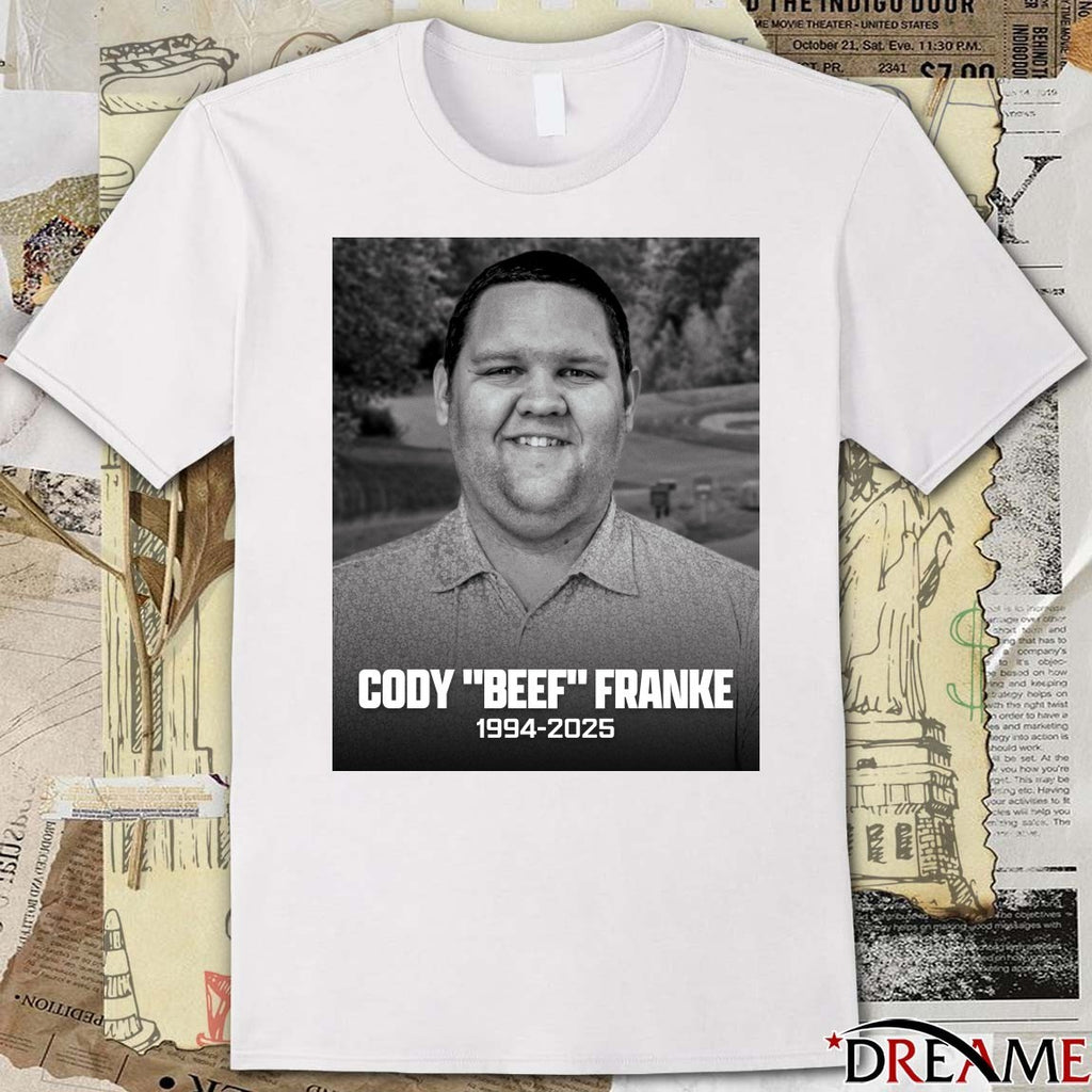 Rest In Peace Cody Beef Franke 1994 – 2025 Barstool Sports Poster t-shirt