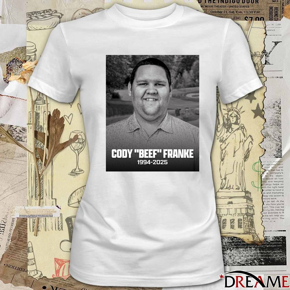 Rest In Peace Cody Beef Franke 1994 – 2025 Barstool Sports Poster t-shirt