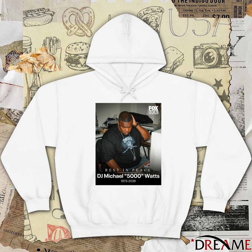 Rest In Peace DJ Michael 5000 Watts 1973-2026 Poster t-shirt