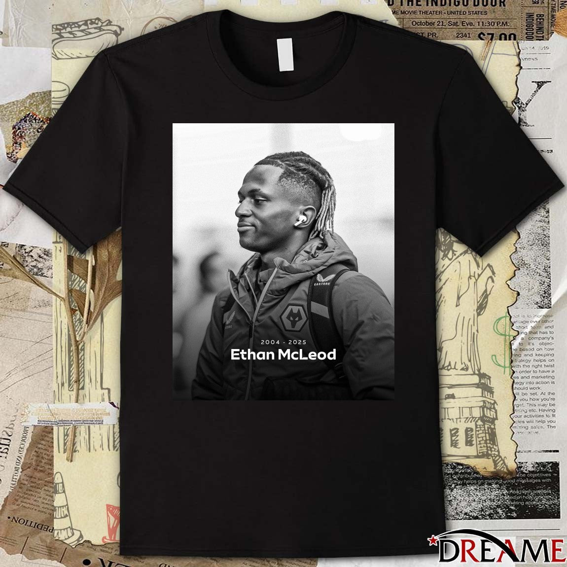 Rest In Peace Ethan McLeod 2004 – 2025 Sky Sports Football Poster t-shirt