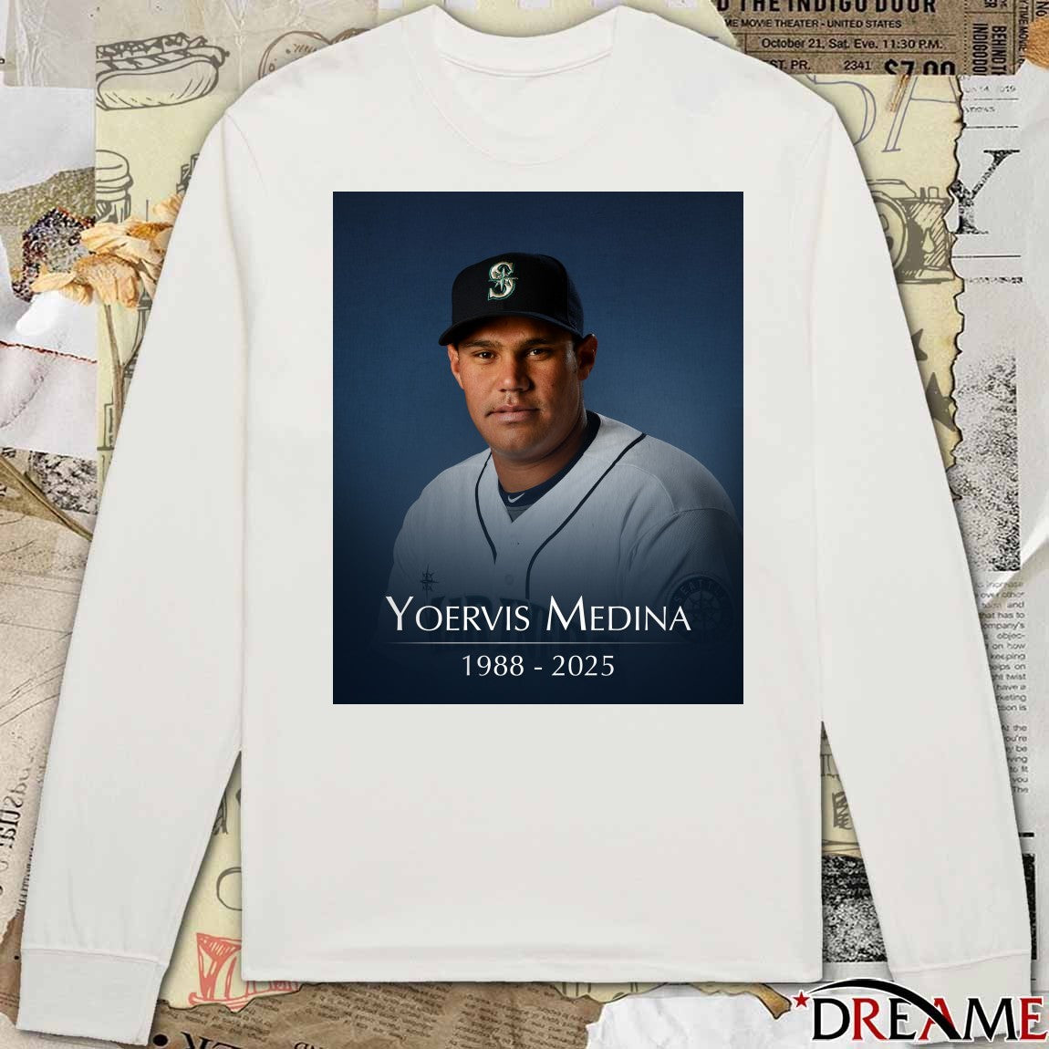 Rest In Peace Former Mariners Pitcher Yoervis Medina 1988 – 2025 Poster t-shirt