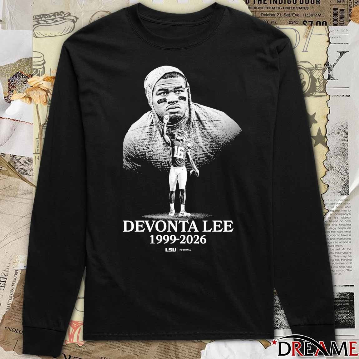 Rest In Peace Former Tiger Devonta Lee 1999 – 2026 LSU Football t-shirt