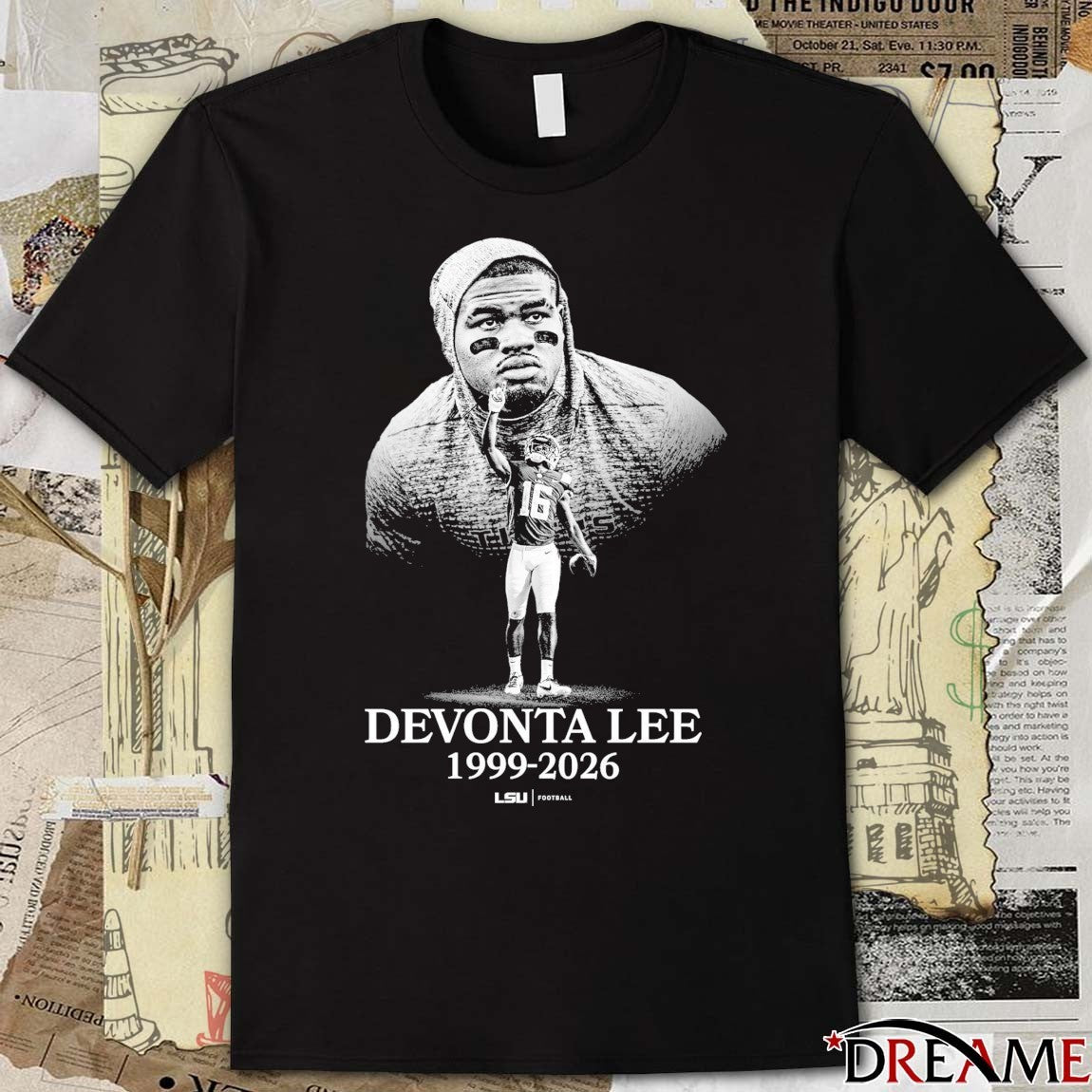 Rest In Peace Former Tiger Devonta Lee 1999 – 2026 LSU Football t-shirt