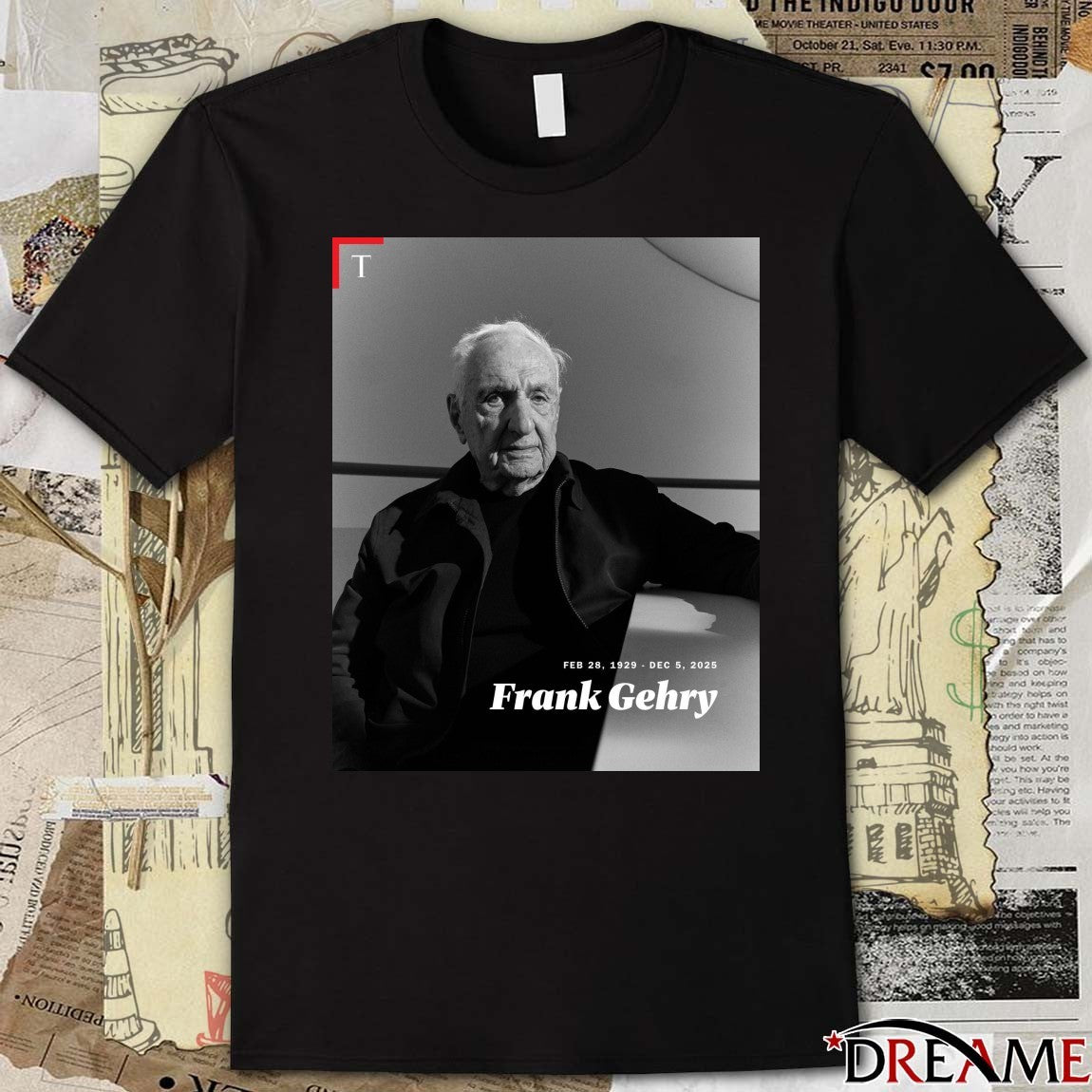 Rest In Peace Frank Gehry February 28 1929 – December 5 2025 Poster t-shirt