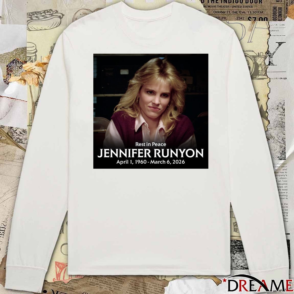 Rest In Peace Jennifer Runyon April 1, 1960 – March 6, 2026 t-shirt
